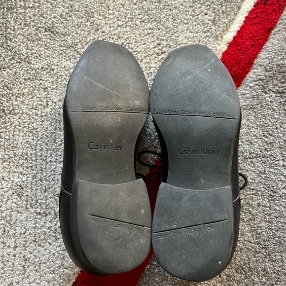 Calvin Klein Black Brodie Leather Oxford main image 5